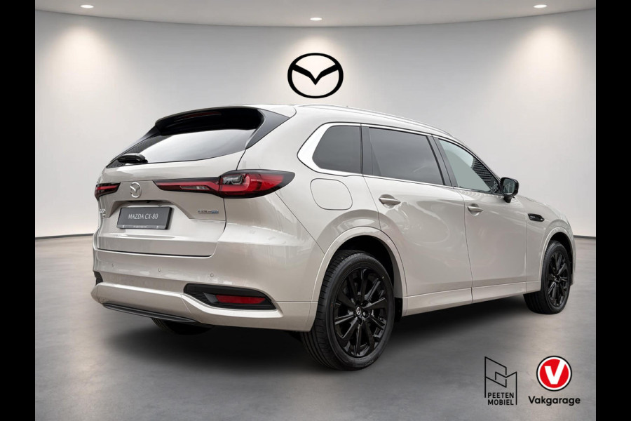 Mazda CX-80 2.5 e-SkyActiv PHEV Homura Plus | 7 PERSOONS | PANORAMADAK | ELEK. STOELEN | ELEK. ACHTERKLEP | NIEUW TE REGISTREREN