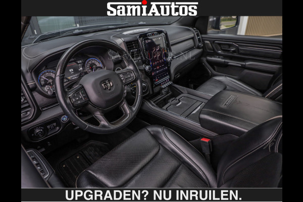 Dodge Ram LIMITED SPORT 5.7 V8 | BOM VOL | BLACK ON BLACK | HUD | LUCHTVERING | OPEN UITLAAT KLEP | EERSTE EIGENAAR | CREW CAB | DUBBELE CABINE 5 PERSOONS | COMFORT ROYALE BEEN RUIMTE |