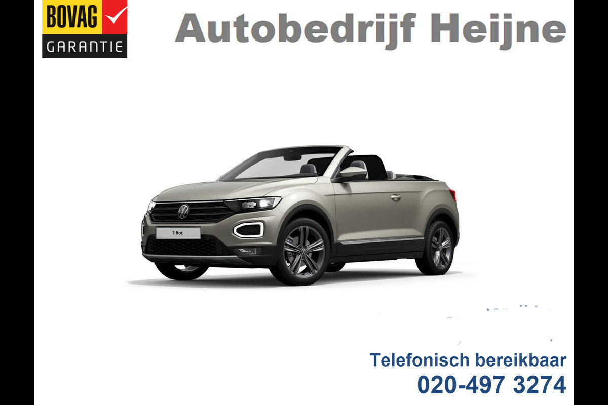 Volkswagen T-Roc Cabrio 1.5 TSI 150PK DSG STYLE LEDER/VIRTUAL/CAMERA/CARPLAY
