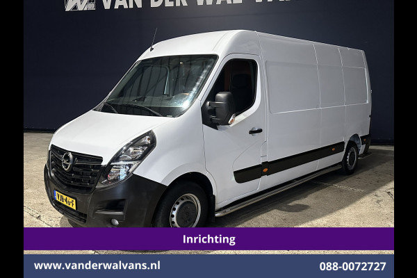 Opel Movano 2.3 Turbo 150pk L3H2 *Post NL inrichting* Airco | Camera | Cruisecontrol schappen, sidebars, 270 graden achterdeuren