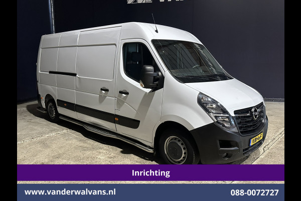 Opel Movano 2.3 Turbo 150pk L3H2 *Post NL inrichting* Airco | Camera | Cruisecontrol schappen, sidebars, 270 graden achterdeuren