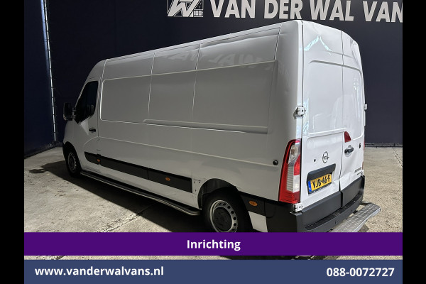 Opel Movano 2.3 Turbo 150pk L3H2 *Post NL inrichting* Airco | Camera | Cruisecontrol schappen, sidebars, 270 graden achterdeuren