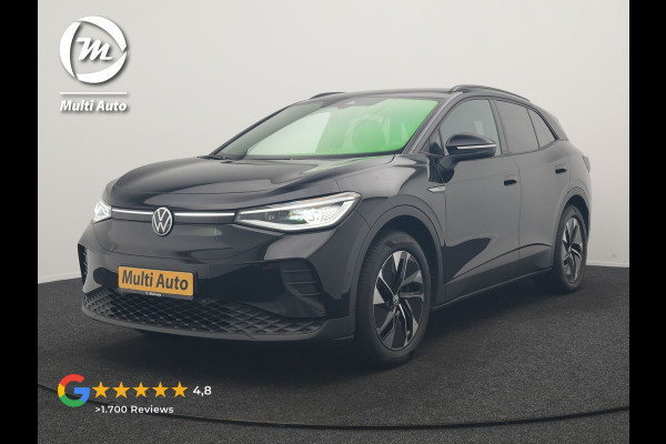 Volkswagen ID.4 Pro 77 kWh 204pk Dealer O.H | Trekhaak Af Fabriek | Adaptive Cruise | 360 Camera | Sportstoelen & Stuur Verwarmd | Sfeerverlichting | Apple Carplay | Blis | IQ Light | Virtual | Navigatie | DAB | 19"L.M |