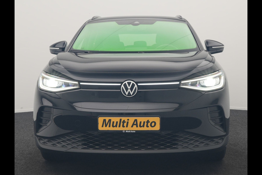 Volkswagen ID.4 Pro 77 kWh 204pk Dealer O.H | Trekhaak Af Fabriek | Adaptive Cruise | 360 Camera | Sportstoelen & Stuur Verwarmd | Sfeerverlichting | Apple Carplay | Blis | IQ Light | Virtual | Navigatie | DAB | 19"L.M |