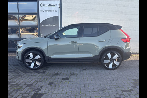 Volvo XC40 Recharge Twin Plus 82 kWh | Zwenkbare trekhaak | Adaptieve cruise | Blis | Sage Green Metallic |