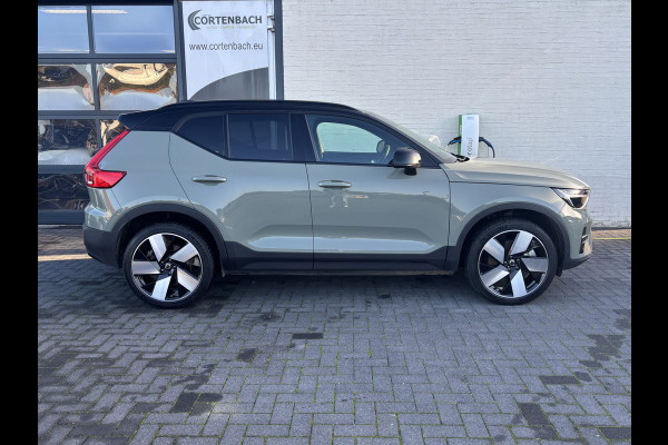 Volvo XC40 Recharge Twin Plus 82 kWh | Zwenkbare trekhaak | Adaptieve cruise | Blis | Sage Green Metallic |