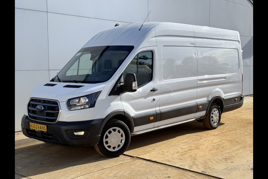 Ford E-Transit 68kWh 184PK L4H3 316km WLTP 94,7% (SOH) BEV Snelladen Carplay Climate control Parkeersensoren v+a Stoelverwarming