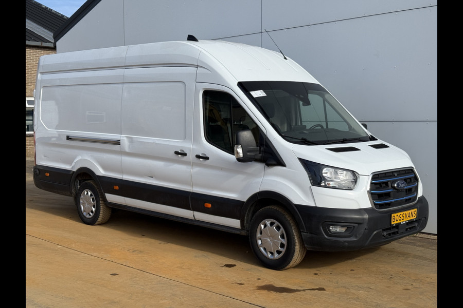 Ford E-Transit 68kWh 184PK L4H3 316km WLTP 94,7% (SOH) BEV Snelladen Carplay Climate control Parkeersensoren v+a Stoelverwarming
