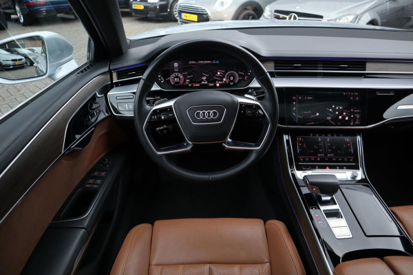 Audi A8 55 TFSI Quattro Pro Line Plus | Panorama | Luxe Leder | Adaptieve cruise | Bang & Olufsen | Lane Assist | Stoelverkoeling