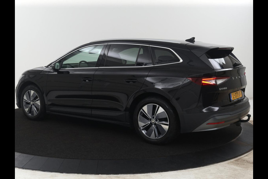 Škoda Enyaq iV 80 | SOH 90,4% | Adaptive cruise | Leder | Trekhaak | Stuur/stoelverwarming | Camera | Park assist | Carplay | Sfeerverlichting