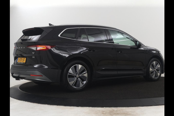 Škoda Enyaq iV 80 | SOH 90,4% | Adaptive cruise | Leder | Trekhaak | Stuur/stoelverwarming | Camera | Park assist | Carplay | Sfeerverlichting