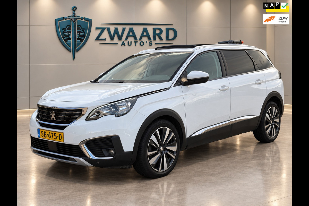 Peugeot 5008 1.2 PureTech Blue Lease Premium l 7 persoons l Distr VV l Camera l Pano l rijdt en schakelt zeer goed l