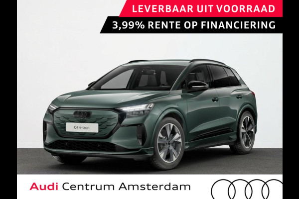 Audi Q4 e-tron S edition 63 kWh 204 pk | Techniekpakket plus | Trekhaak | Optiekpakket zwart | Privacy glas |