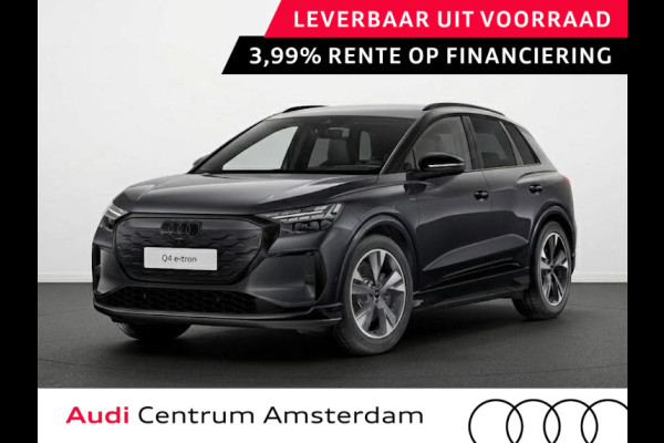 Audi Q4 e-tron S edition 63 kWh 204 pk | Techniekpakket plus | Trekhaak | Privacy glas | Optiekpakket zwart |