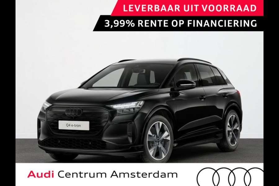 Audi Q4 e-tron S edition performance 82 kWh 286 pk | Techniekpakket plus | Lichtpakket plus ambient light | Optiekpakket zwart | Trekhaak |