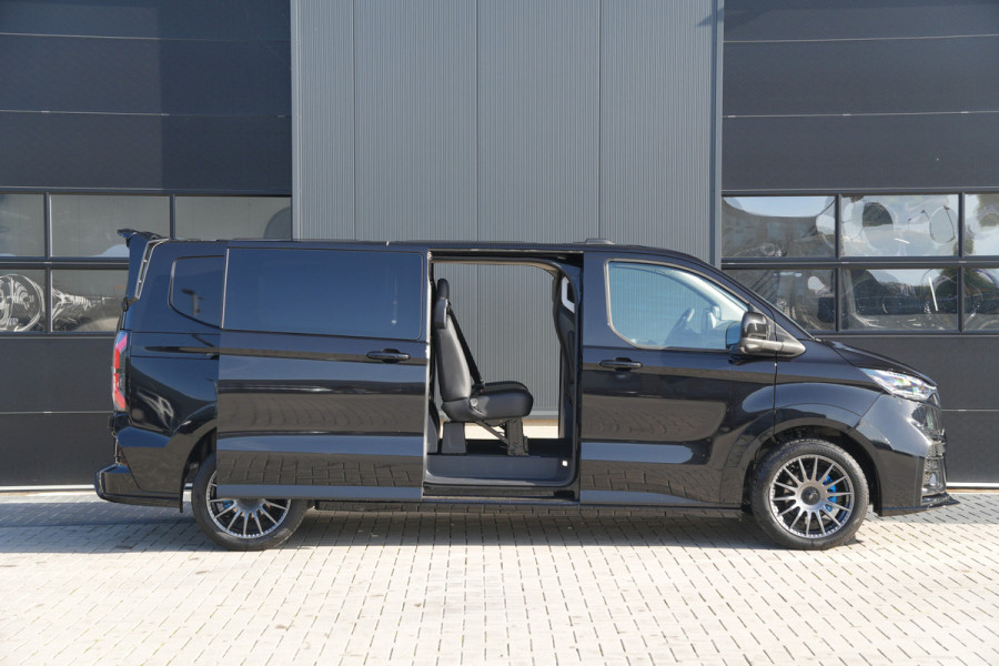 Ford E-Transit Custom 340 L2H1 MS-RT 71 kWh DC 286pk 5 Zits - 2x Schuif - Kuipstoelen - Stoel/Stuurverwarming - 360 Camera - Ultimate Pack - Rijklaar