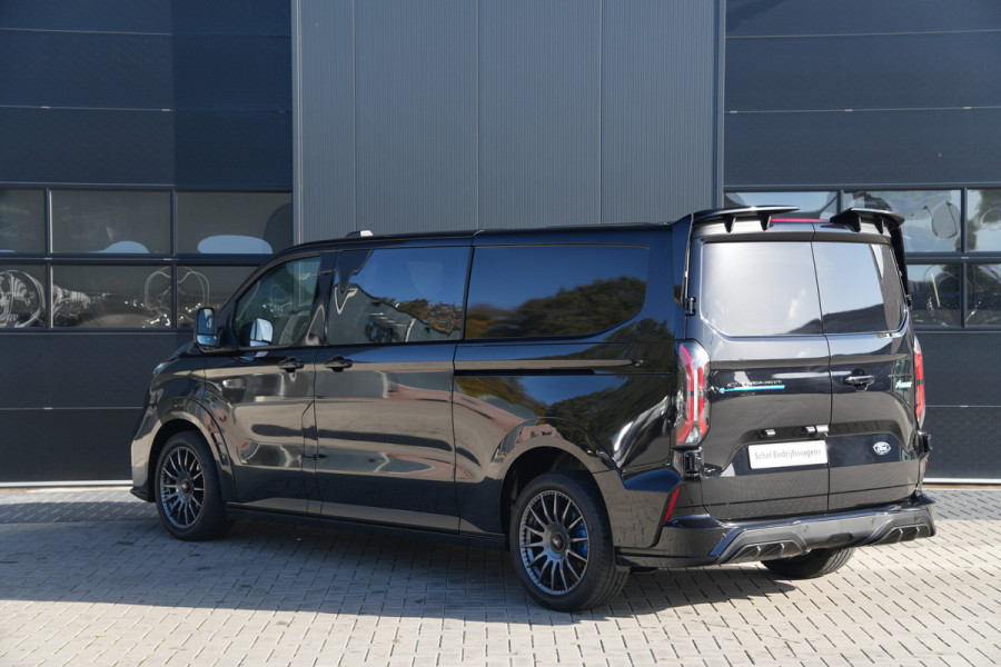 Ford E-Transit Custom 340 L2H1 MS-RT 71 kWh DC 286pk 5 Zits - 2x Schuif - Kuipstoelen - Stoel/Stuurverwarming - 360 Camera - Ultimate Pack - Rijklaar
