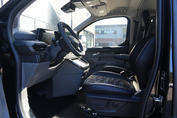 Ford E-Transit Custom 340 L2H1 MS-RT 71 kWh DC 286pk 5 Zits - 2x Schuif - Kuipstoelen - Stoel/Stuurverwarming - 360 Camera - Ultimate Pack - Rijklaar