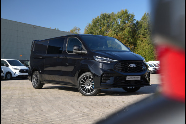 Ford E-Transit Custom 340 L2H1 MS-RT 71 kWh DC 286pk 5 Zits - 2x Schuif - Kuipstoelen - Stoel/Stuurverwarming - 360 Camera - Ultimate Pack - Rijklaar