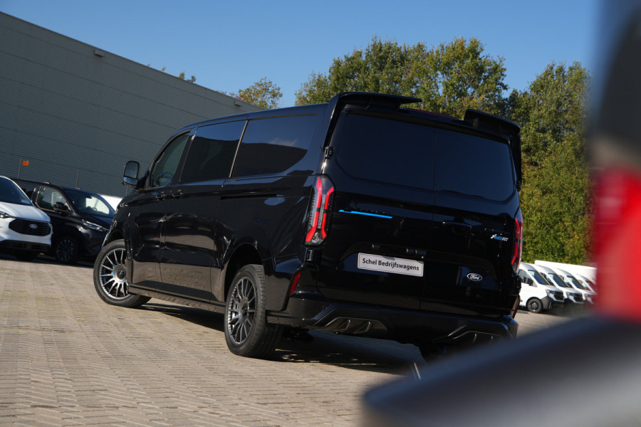 Ford E-Transit Custom 340 L2H1 MS-RT 71 kWh DC 286pk 5 Zits - 2x Schuif - Kuipstoelen - Stoel/Stuurverwarming - 360 Camera - Ultimate Pack - Rijklaar