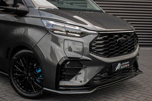 Ford E-Transit Custom 320 L2H1 MS-RT 71kWh 286PK DC DUBBEL CABINE / KUIPSTOELEN / DIRECT RIJDEN / NAVIGATIE / BLACK OPS/JB-EDITION