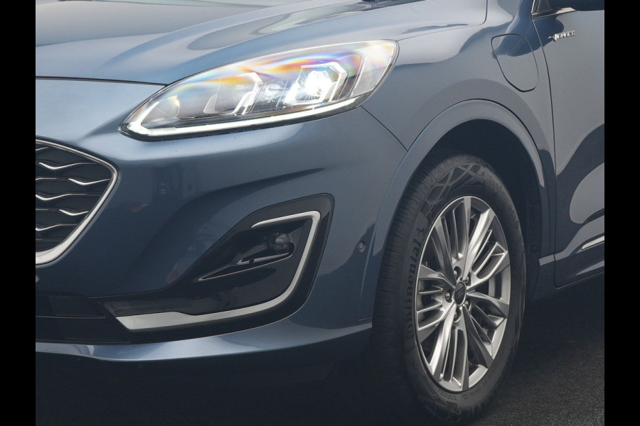 Ford Kuga 2.5 PHEV Vignale 225pk Dealer O.H | Trekhaak Af Fabriek | Panodak | Adaptive Cruise | 360 Camera | Bang & Olufsen | Head Up | Lederen Sportstoelen Memory & Verwarmd | Keyless | Apple Carplay | Navigatie | Virtual | DAB | 18"L.M | Plug In Hybrid |