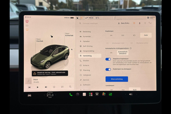 Tesla Model Y Long Range AWD 75 kWh 514 PK | Panoramadak | 360 Camera | LED Verlichting | CarPlay | Lichtmetalen Velgen | Elektrische Stoelen | Elektrische Klep | Navigatie |