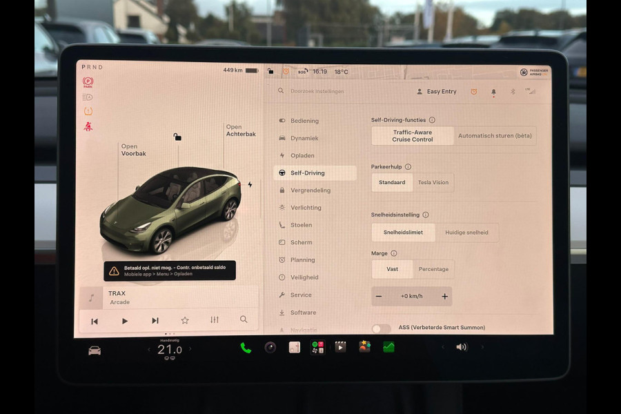 Tesla Model Y Long Range AWD 75 kWh 514 PK | Panoramadak | 360 Camera | LED Verlichting | CarPlay | Lichtmetalen Velgen | Elektrische Stoelen | Elektrische Klep | Navigatie |