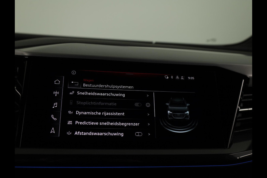 Audi Q4 e-tron 40 Launch edition S Competition 77 kWh 204 pk | SOH 97,14% | Warmtepomp | Navigatie | Parkeersensoren | Achteruitrijcamera | Stoelverwarming | Sonos Geluidssysteem | Head-up display | S-Line |