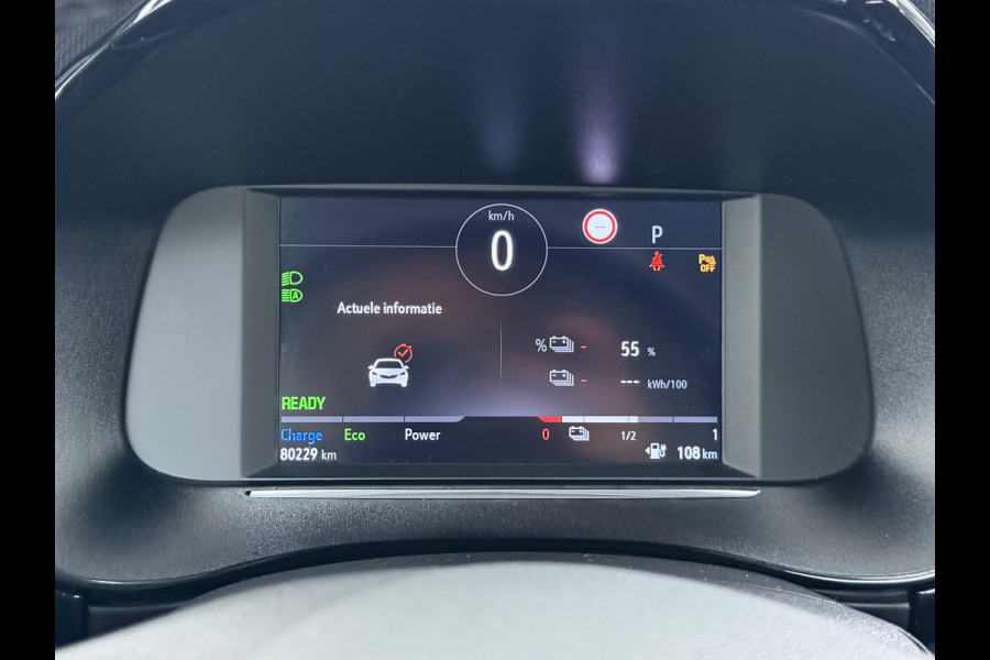 Opel CORSA-E 5Drs 136PK Elegance 50kWh Warmtepomp 360°Camera Apple Carplay Android Auto Ecc Navi* Led Pdc SOH 84% Cruise Control Isofix Bluetooth Lane Assist Regen/Lichtsensor Origineel Nederlandse Auto