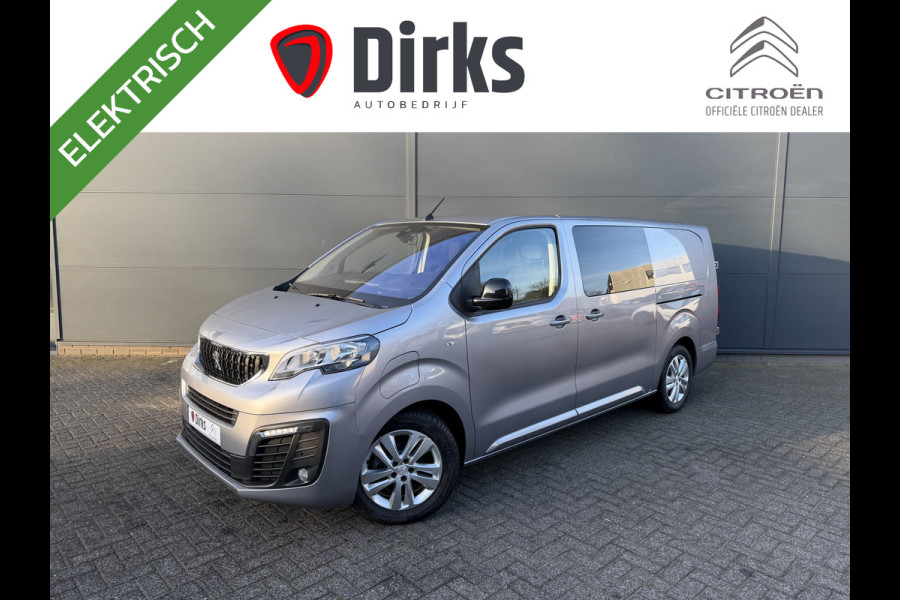 Peugeot e-Expert DC 75 kWh (Stoelverwarming - 2x Schuifdeuren - Keyless Entry - Laadruimte betimmering - Automatische Airco - Navigatie - Parkeer