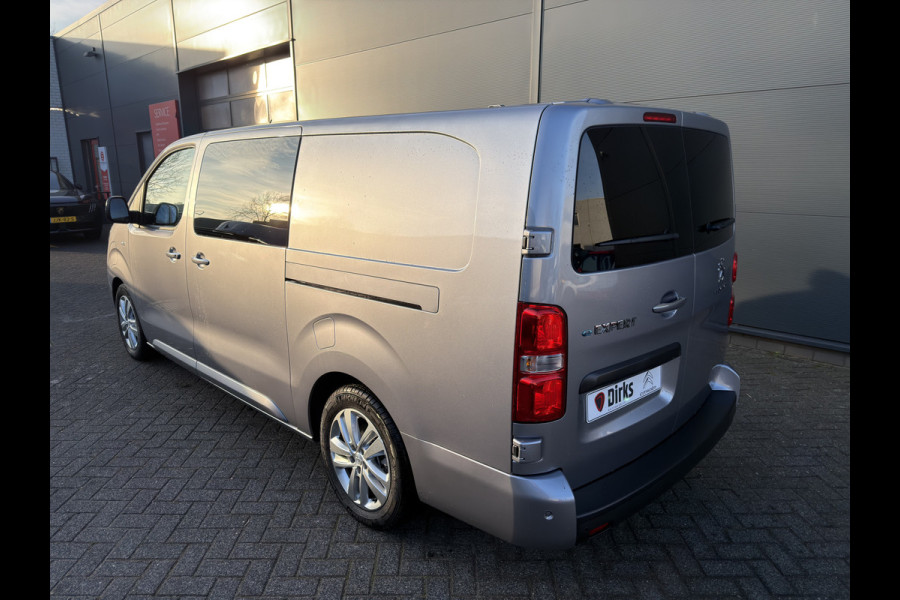 Peugeot e-Expert DC 75 kWh (Stoelverwarming - 2x Schuifdeuren - Keyless Entry - Laadruimte betimmering - Automatische Airco - Navigatie - Parkeer