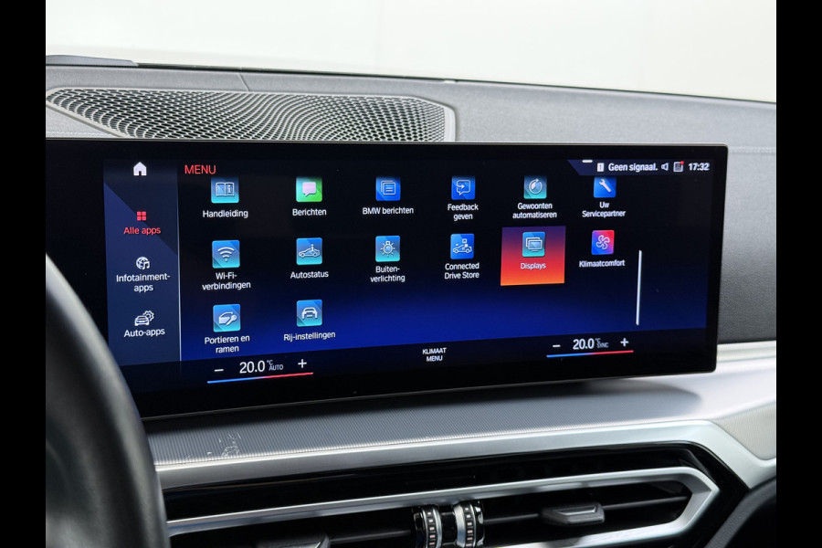 BMW i4 eDrive40 340PK 84kWh High Executive SOH 94% Leder Sportstoelen+Verwarmd Head-Up Display Camera Navi 3-Zone Ecc Live cockpit pro Laserlicht Elek.Achterklep Privacy Glas Isofix Wifi Bluetooth DAB Regen/Lichtsensor Draadloze lader 1e Eigenaar Dealeronderhouden Origineel Nederlandse Auto