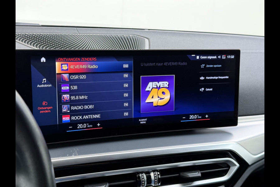 BMW i4 eDrive40 340PK 84kWh High Executive SOH 94% Leder Sportstoelen+Verwarmd Head-Up Display Camera Navi 3-Zone Ecc Live cockpit pro Laserlicht Elek.Achterklep Privacy Glas Isofix Wifi Bluetooth DAB Regen/Lichtsensor Draadloze lader 1e Eigenaar Dealeronderhouden Origineel Nederlandse Auto