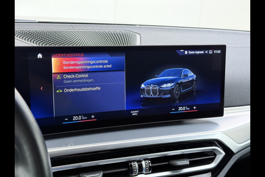BMW i4 eDrive40 340PK 84kWh High Executive SOH 94% Leder Sportstoelen+Verwarmd Head-Up Display Camera Navi 3-Zone Ecc Live cockpit pro Laserlicht Elek.Achterklep Privacy Glas Isofix Wifi Bluetooth DAB Regen/Lichtsensor Draadloze lader 1e Eigenaar Dealeronderhouden Origineel Nederlandse Auto