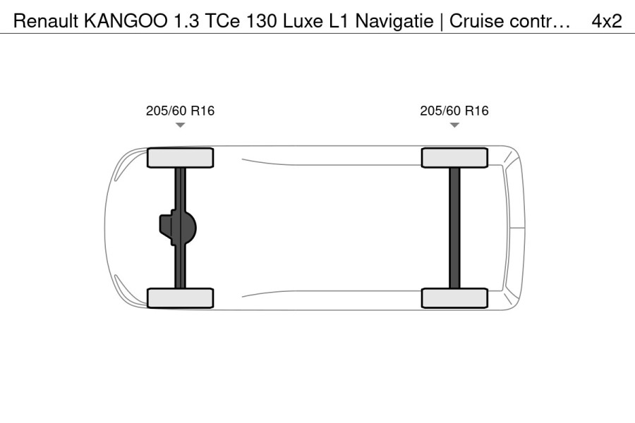 Renault Kangoo 1.3 TCe 130 Luxe L1 Navigatie | Cruise control | Airco | Camera | Parkeersensor.