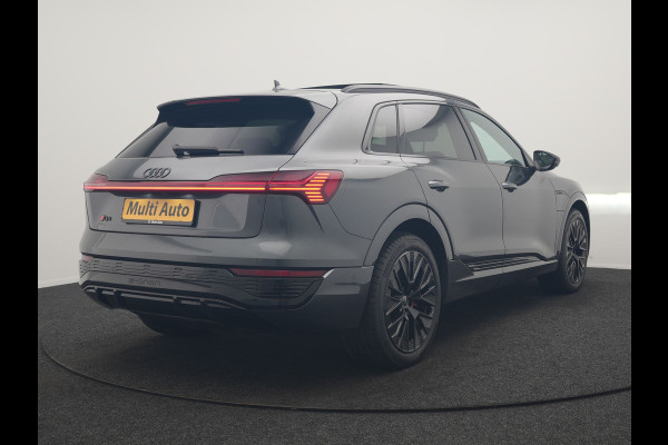 Audi Q8 e-tron 55 Quattro S Line 115 kWh 408pk Dealer O.H | Panodak | Luchtvering | Camera | Bang & Olufsen | Alcantara Sportstoelen Memory & Verwarmd | Sfeerverlichting | Cruise Control | DAB | Navigatie | Virtual | 21"L.M |