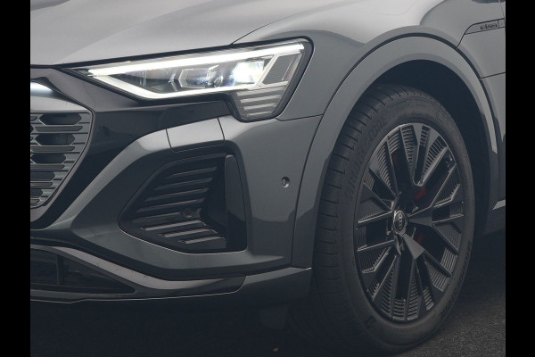 Audi Q8 e-tron 55 Quattro S Line 115 kWh 408pk Dealer O.H | Panodak | Luchtvering | Camera | Bang & Olufsen | Alcantara Sportstoelen Memory & Verwarmd | Sfeerverlichting | Cruise Control | DAB | Navigatie | Virtual | 21"L.M |