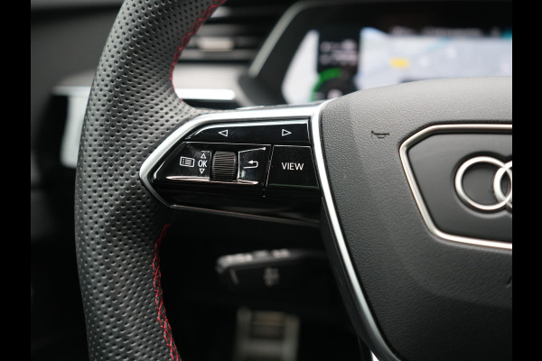 Audi Q8 e-tron 55 Quattro S Line 115 kWh 408pk Dealer O.H | Panodak | Luchtvering | Camera | Bang & Olufsen | Alcantara Sportstoelen Memory & Verwarmd | Sfeerverlichting | Cruise Control | DAB | Navigatie | Virtual | 21"L.M |