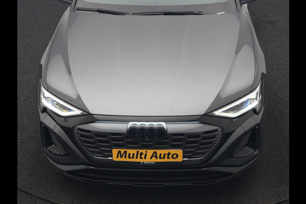 Audi Q8 e-tron 55 Quattro S Line 115 kWh 408pk Dealer O.H | Panodak | Luchtvering | Camera | Bang & Olufsen | Alcantara Sportstoelen Memory & Verwarmd | Sfeerverlichting | Cruise Control | DAB | Navigatie | Virtual | 21"L.M |