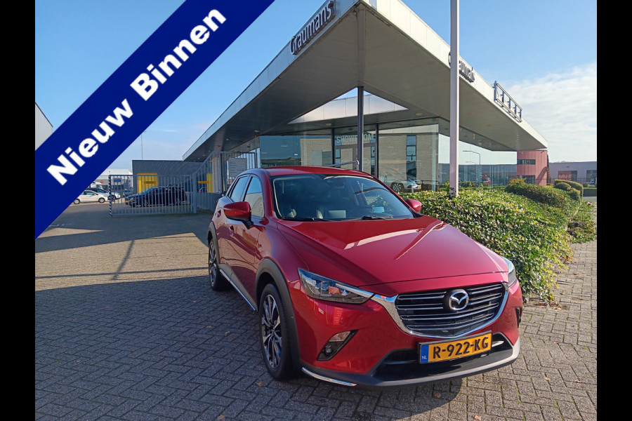Mazda CX-3 2.0 SkyActiv-G 120 GT-M Line, Leder, Navi, Clima, Head-up, etc. incl. 12 MND BOVAGGARANTIE