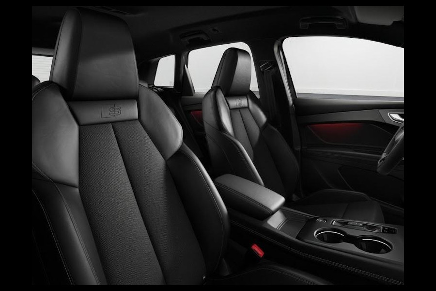 Audi Q4 e-tron S edition performance 82 kWh 286 pk | Techniekpakket plus | Trekhaak | Lichtpakket plus ambient light | Optiekpakket zwart |