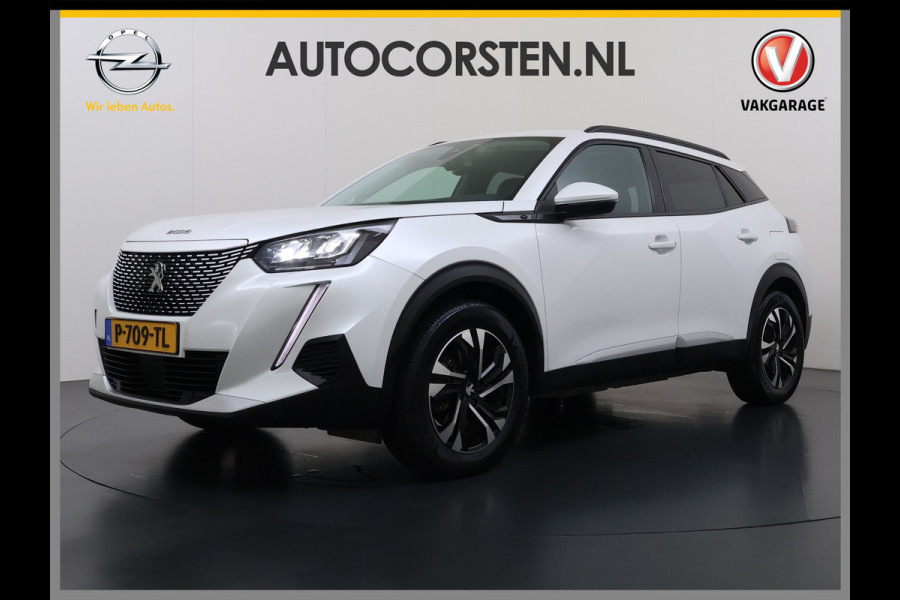 Peugeot e-2008 EV Allure Pack 50kWh Trekhaak 3D-Navi 360°Camera Apple Carplay Android Auto Ecc SOH 88% Regen-Lichtsensor Privacy Glas Led Isofix Bluetooth Cruise Control 1e Eigenaar Dealeronderhouden Origineel Nederlandse Auto