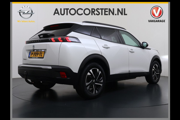 Peugeot e-2008 EV Allure Pack 50kWh Trekhaak 3D-Navi 360°Camera Apple Carplay Android Auto Ecc SOH 88% Regen-Lichtsensor Privacy Glas Led Isofix Bluetooth Cruise Control 1e Eigenaar Dealeronderhouden Origineel Nederlandse Auto