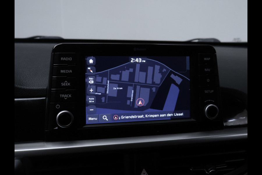 Kia Picanto 1.0 CVVT ComfortPlusLine Navigator Sport (APPLE CARPLAY,NAVI,CAMERA,CLIMATE,CRUISE,SPORTSTOELEN,LM VELGEN,NETTE STAAT)