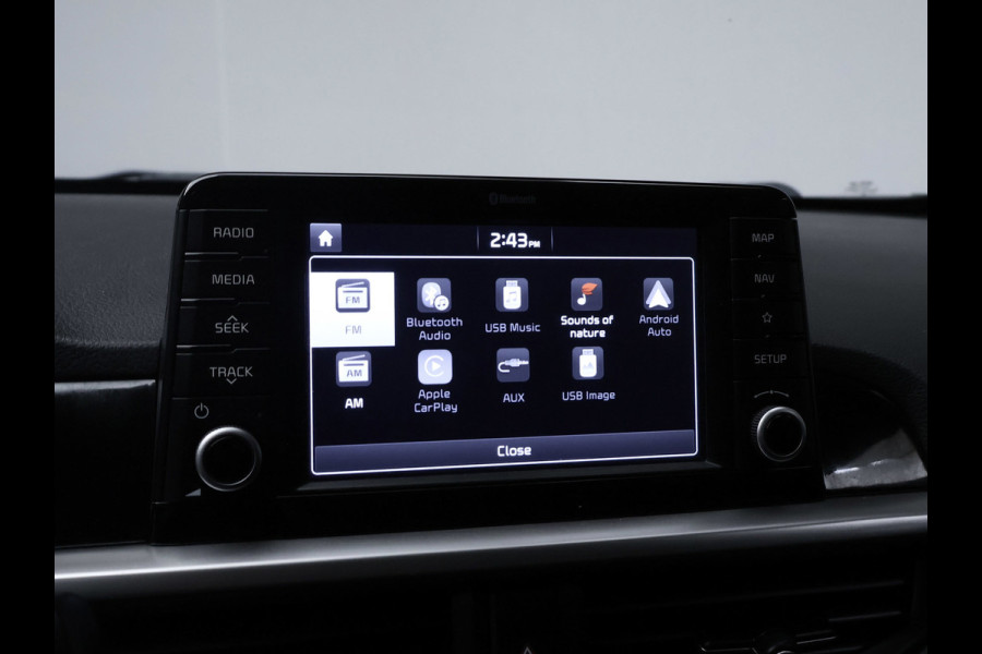 Kia Picanto 1.0 CVVT ComfortPlusLine Navigator Sport (APPLE CARPLAY,NAVI,CAMERA,CLIMATE,CRUISE,SPORTSTOELEN,LM VELGEN,NETTE STAAT)