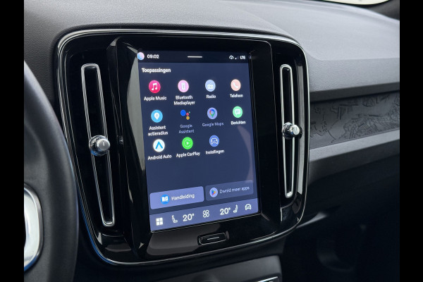 Volvo C40 SOH 95% Panoramadak Camera Navi* Apple Carplay Android Auto Recharge Core 69kWh Bluetooth Lmv 19" Led Isofix 1e Eigenaar Origineel Nederlandse Auto
