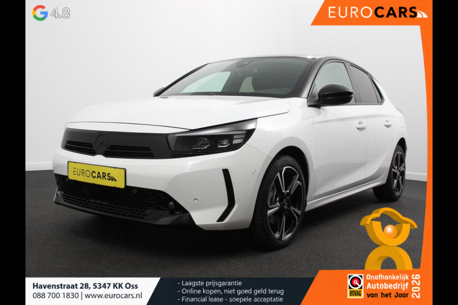 Opel Corsa 1.2 Turbo Hybrid 136pk Automaat GS Navigatie Apple Carplay/Android Auto Digitale Cockpit Camera Parkeer sensoren Airco Lichtmetalen Velgen Cruise Control