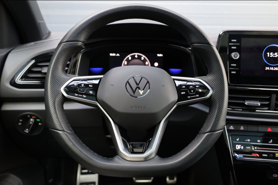 Volkswagen T-Roc 1.5 TSI R-Line BTW/LED/VIRTUAL/SFEER/PANORAMADAK/HALF LEER+S.VERWARMING+MASSAGE/18" LMV/CAM/ACC/12 MDN GARANTIE!