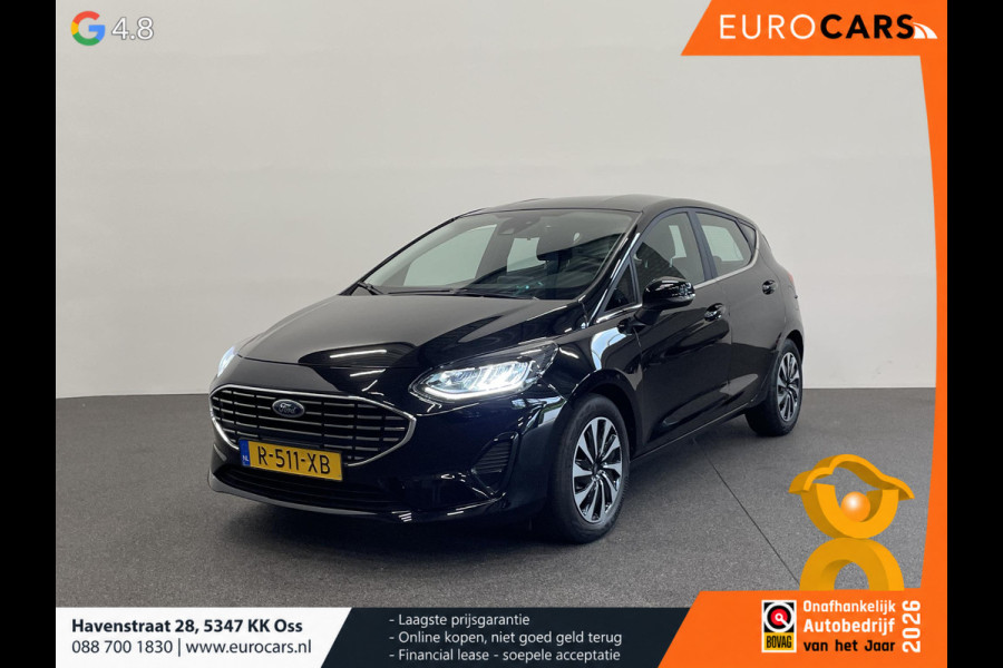 Ford Fiesta 1.0 EcoBoost 125pk Hybrid Titanium Navigatie Apple Carplay Android Auto Parkeersensoren achter Full LED Cruise Control Climate Control